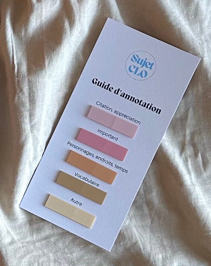 Guide d'annotation