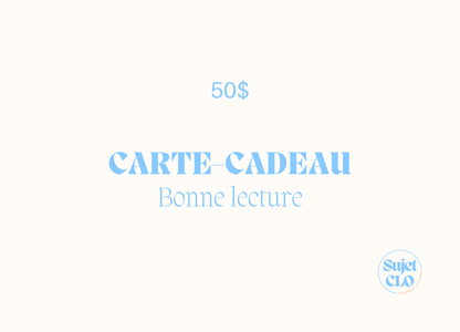 Carte-cadeau Sujet CLO