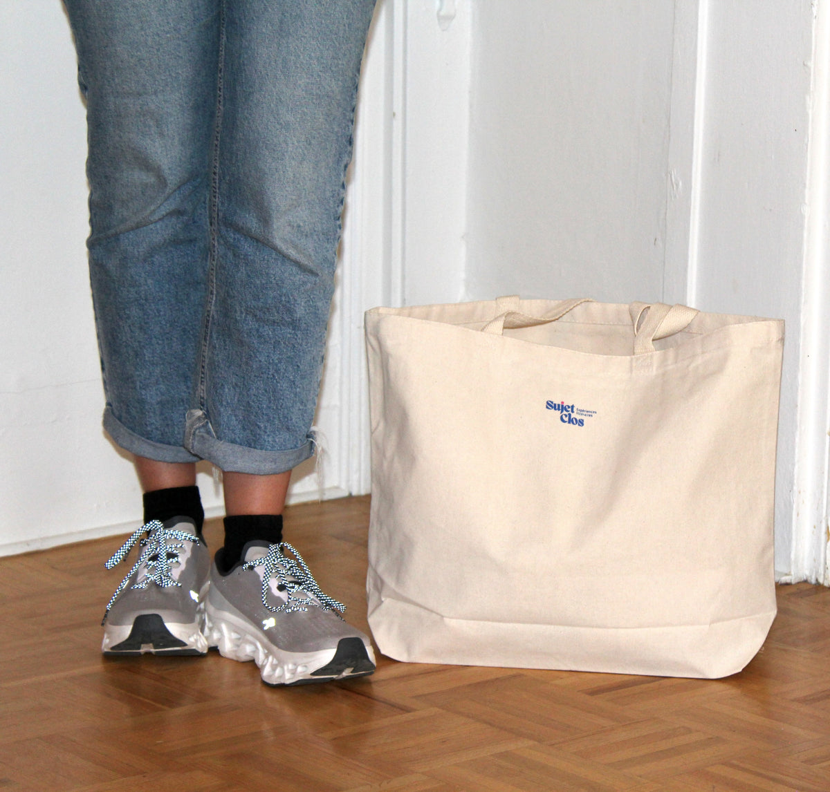 Tote bag Ici pour lire et jaser