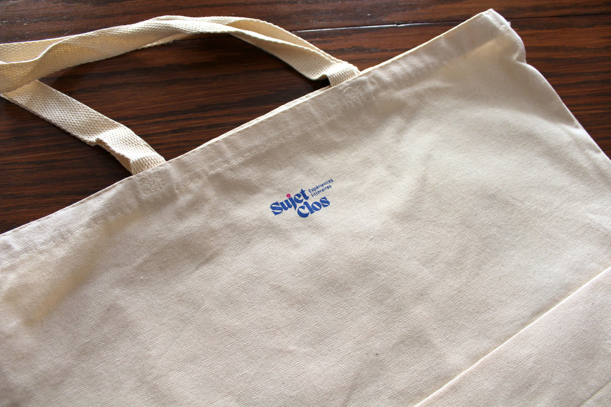 Tote bag Ici pour lire et jaser